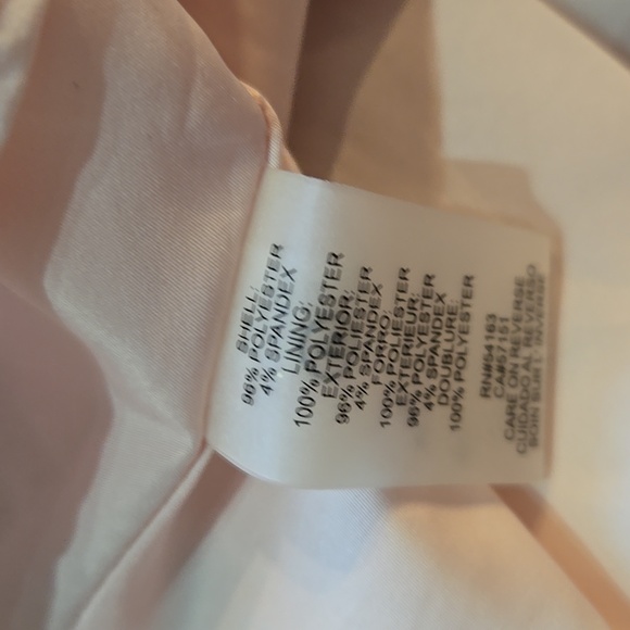 Karl Lagerfeld Light Pink Gown with Adjustable Pearl Straps Size 12 - Picture 13 of 16